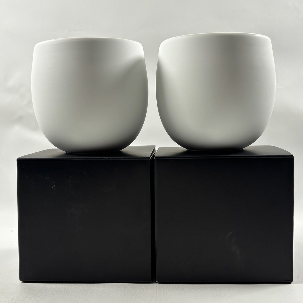 Nespresso India Mahdavi Coffee Mug Set of 2 White Origin Collection 13.2fl oz